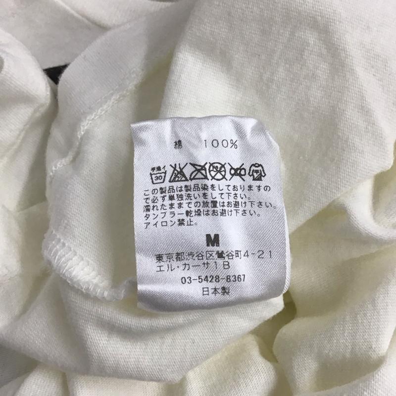 エム M Tシャツ 半袖 半袖カットソー プリントTシャツ クルーネックカットソー M プリント 白 / ホワイト / white メンズ USED 古着 中古 10153218
