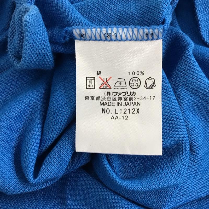 ラコステ LACOSTE ポロシャツ 半袖 半袖ポロシャツ カラーシャツ 半袖カットソー 3 ロゴ、文字 青 / ブルー / blue メンズ USED 古着 中古 10153249