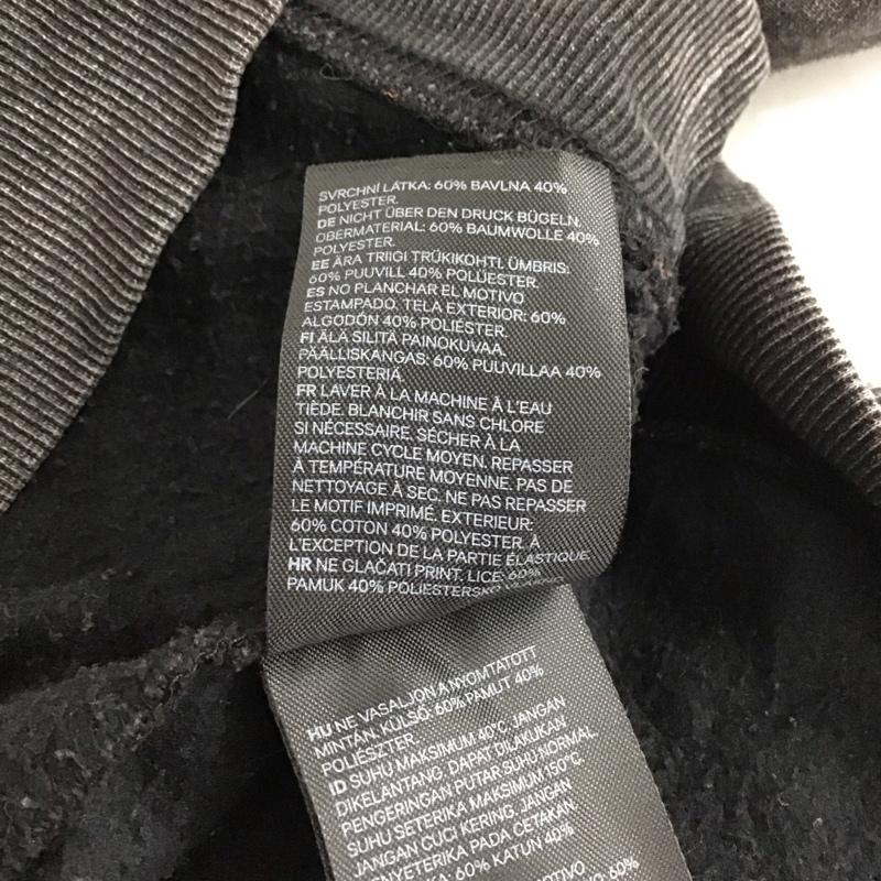 ヘンネスアンドモーリッツ H&M トレーナー 長袖 長袖トレーナー スウェット クルーネック プルオーバー L プリント ダークグレー / ダークグレー / メンズ USED 古着 中古 10153253