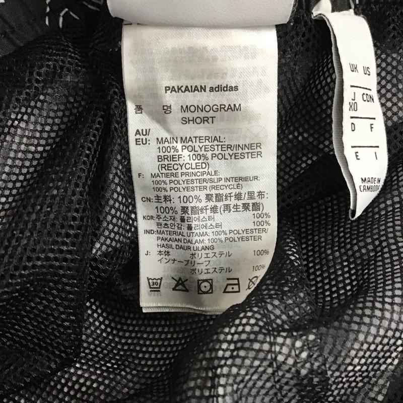 アディダス adidas パンツ ショートパンツ dh4791 ショートパンツ ハーフパンツ カジュアルパンツ プリント 黒 / ブラック / black メンズ USED 古着 中古 10153260