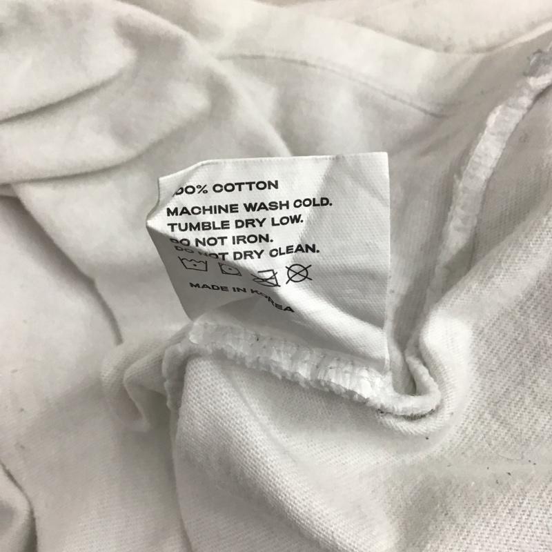 ザ インターナショナル The Internatiiional Tシャツ 半袖 半袖カットソー プリントTシャツ クルーネックカットソー XL プリント 白 / ホワイト / white メンズ USED 古着 中古 10153282