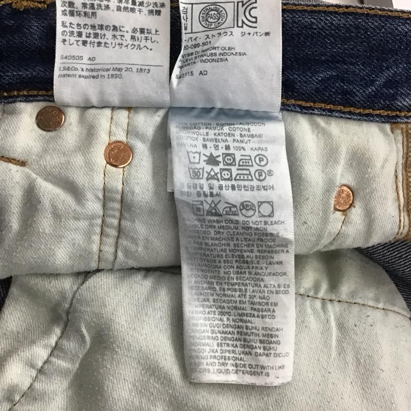 リーバイストラウスアンドコー Levi Strauss & co. パンツ デニム、ジーンズ デニムパンツ スリムパンツ カジュアルパンツ 34インチ 無地 インディゴ / インディゴ / Indigo メンズ USED 古着 中古 10153390