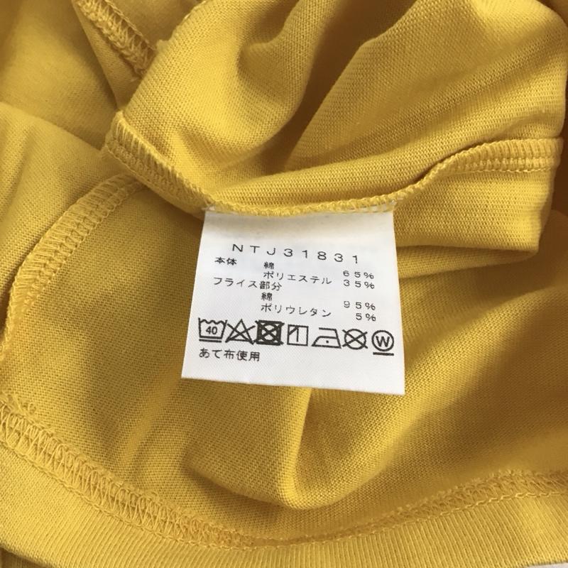 ザノースフェイス THE NORTH FACE Tシャツ 半袖 ntj31831 プリントTシャツ キャンピングT 130cm プリント 黄 / イエロー / yellow ボーイズ USED 古着 中古 10153427