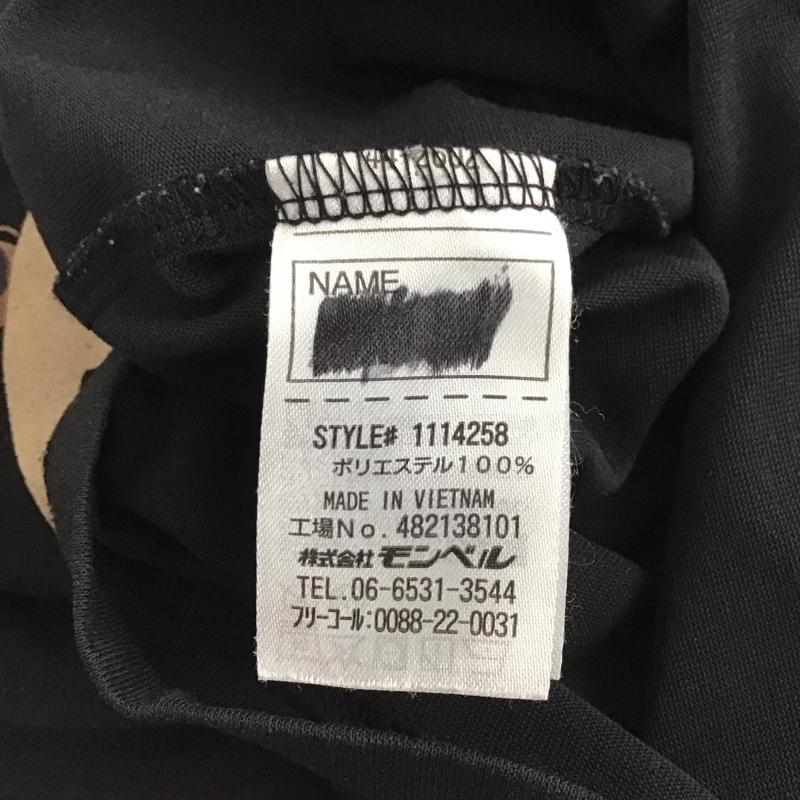 モンベル mont-bell Tシャツ 半袖 半袖カットソー プリントTシャツ クルーネックカットソー 100cm プリント 黒 / ブラック / black ボーイズ USED 古着 中古 10153429