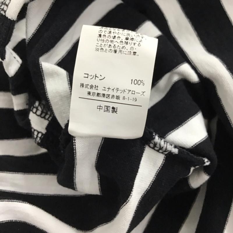 グリーンレーベルリラクシング green label relaxing カットソー 半袖 半袖カットソー ボーダーカットソー クルーネック ボーダー柄 白 / ホワイト / white X 黒 / ブラック / black レディース USED 古着 中古 10153448