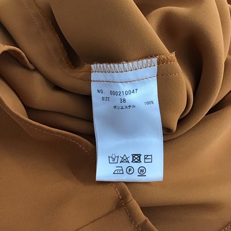 トーナル TONAL シャツ、ブラウス 長袖 38 無地 茶 / ブラウン / brown レディース USED 古着 中古 10153487