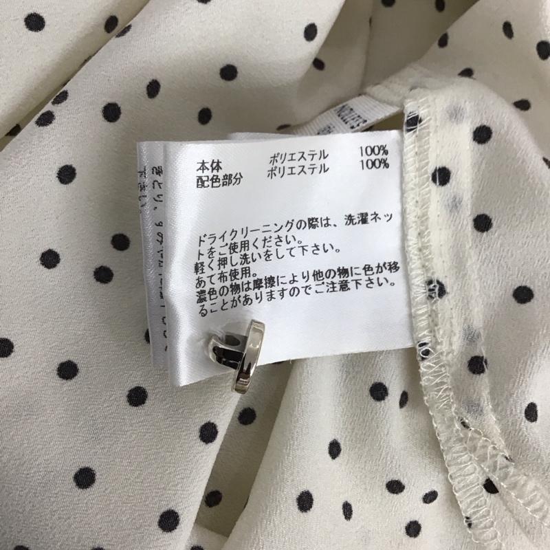 ノーリーズライト NOLLEY S Light シャツ、ブラウス 長袖 38 ドット 白 / ホワイト / white レディース USED 古着 中古 10153488