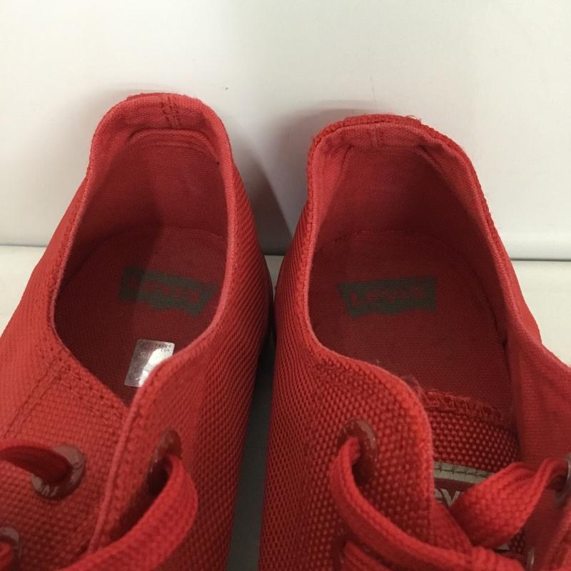 リーバイス Levi s スニーカー スニーカー 222644-860-87 ローカット US7.5 US:7.5 無地 赤 / レッド / red メンズ USED 古着 中古 10153506