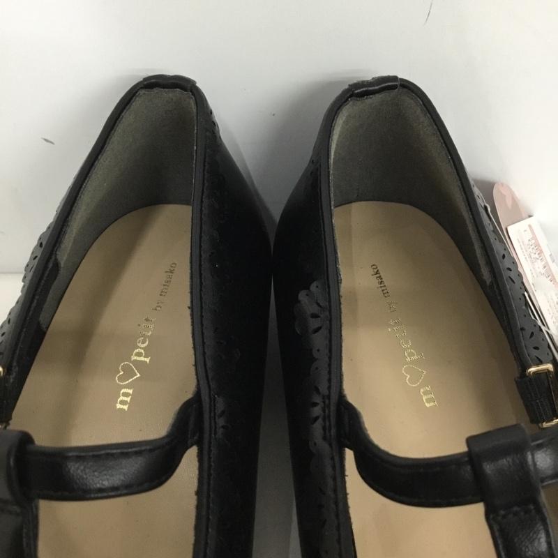 古着 USED パンプス パンプス ストラップレインパンプス 青木美沙子 防水 LL LL 無地 黒 / ブラック / black レディース USED 古着 中古 10153515
