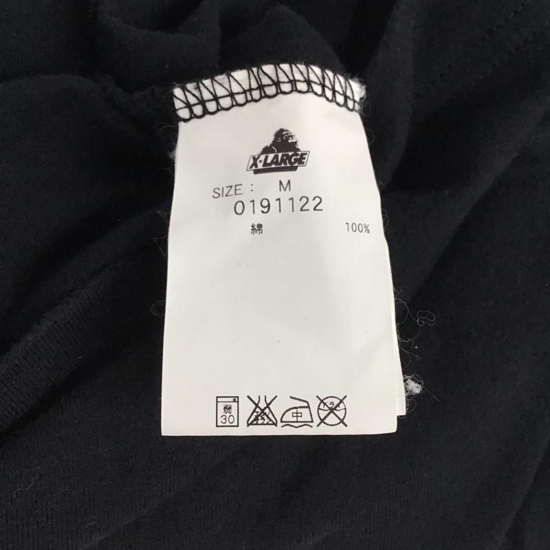 エクストララージ XLARGE Tシャツ 半袖 半袖カットソー プリントTシャツ クルーネックカットソー M ロゴ、文字 黒 / ブラック / black メンズ USED 古着 中古 10153569