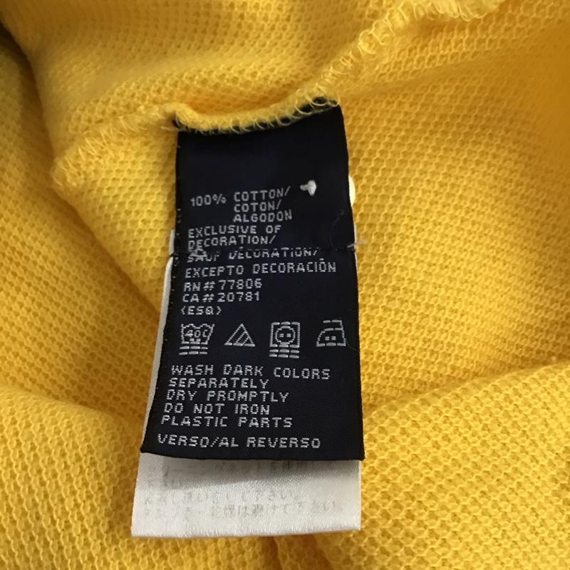 トミーヒルフィガー TOMMY HILFIGER ポロシャツ 長袖 長袖ポロシャツ 長袖カットソー カラーシャツ S 無地 黄 / イエロー / yellow X 青 / ブルー / blue X 水色 / ライトブルー / メンズ USED 古着 中古 10153571