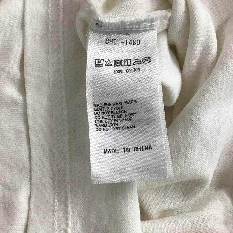 チャムス CHUMS Tシャツ 半袖 半袖カットソー プリントTシャツ クルーネックカットソー M ロゴ、文字 白 / ホワイト / white メンズ USED 古着 中古 10153572