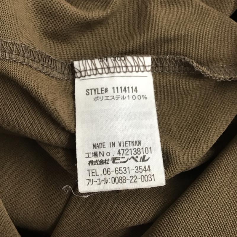 モンベル mont-bell Tシャツ 半袖 半袖カットソー プリントTシャツ クルーネックカットソー L プリント 茶 / ブラウン / brown メンズ USED 古着 中古 10153581