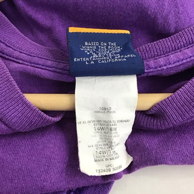 古着 USED Tシャツ 半袖 半袖カットソー プリントTシャツ クルーネックカットソー 古着 プリント 紫 / パープル / purple メンズ USED 古着 中古 10153625