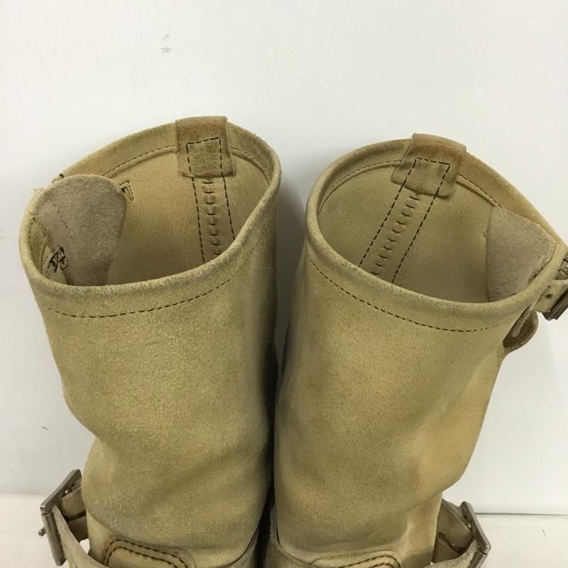 レッドウィング RED WING ブーツ エンジニアブーツ 8268 スエード 9.5D US:9.5 無地 ベージュ / ベージュ / beige メンズ USED 古着 中古 10153633