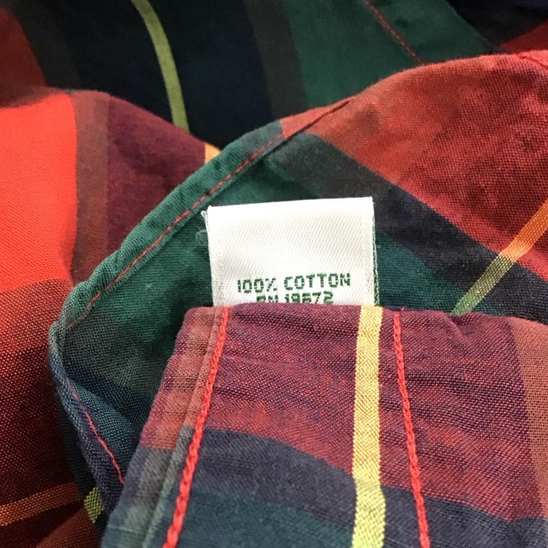ポロバイラルフローレン Polo by RALPH LAUREN シャツ、ブラウス 長袖 長袖シャツ チェックシャツ カラーシャツ ボタンダウンシャツ チェック マルチカラー / マルチカラー / multicolor メンズ USED 古着 中古 10153634
