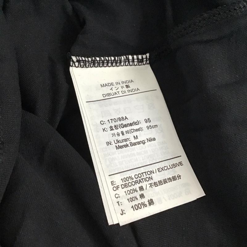 ナイキ NIKE Tシャツ 半袖 半袖カットソー プリントTシャツ クルーネックカットソー スポーツウェア M プリント 黒 / ブラック / black メンズ USED 古着 中古 10153642
