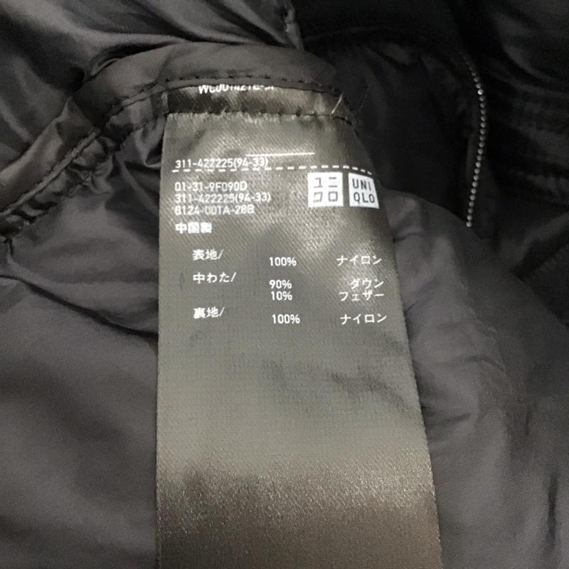 ユニクロ UNIQLO ジャケット、上着 ダウンジャケット 311-422225 ダウンジャケット L 無地 黒 / ブラック / black メンズ USED 古着 中古 10153657