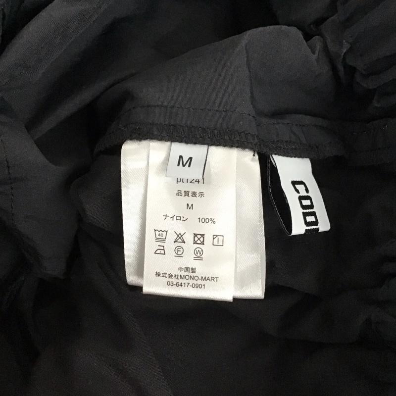 コーダー CODDERR パンツ ワークパンツ、ペインターパンツ ワイドパンツ ナイロンパンツ カジュアルパンツ M ロゴ、文字 黒 / ブラック / black メンズ USED 古着 中古 10153666