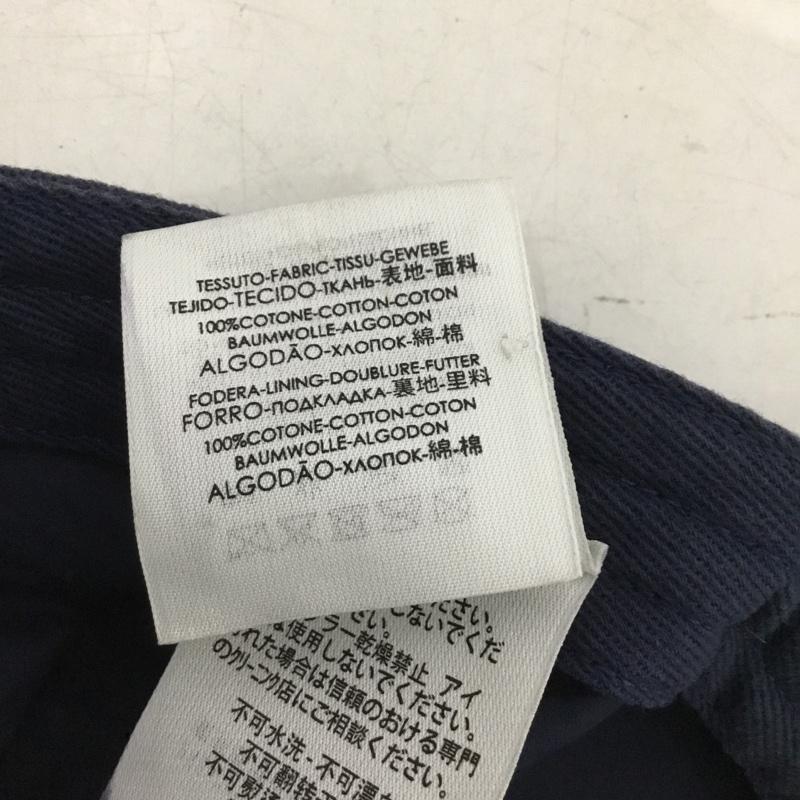 バレンシアガ BALENCIAGA 帽子 キャップ 刺繍 ベースボールキャップ ロゴ、文字 紺 / ネイビー / navy メンズ USED 古着 中古 10153676