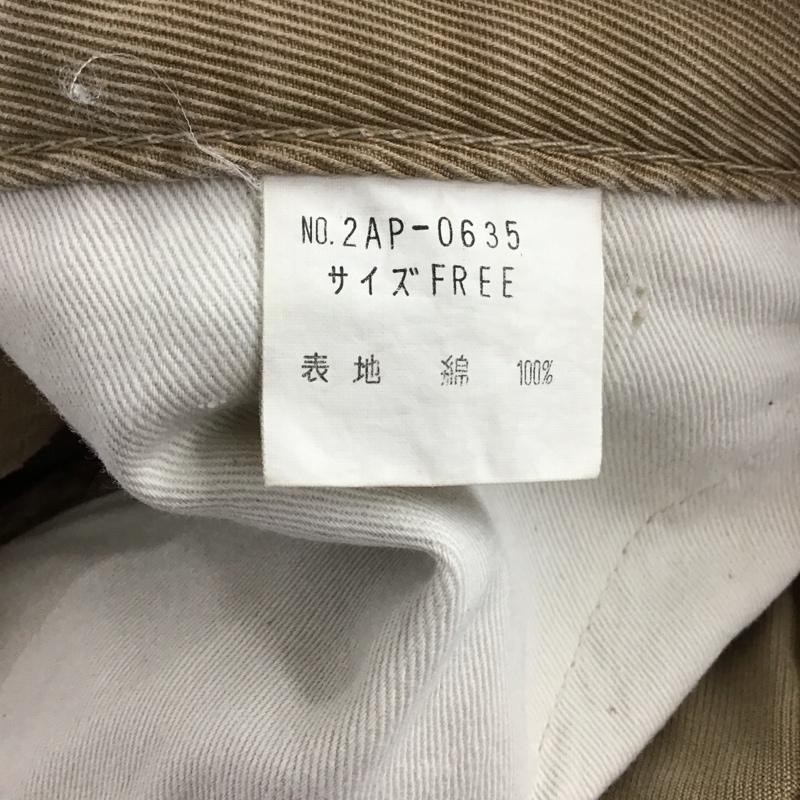 ヒステリックグラマー HYSTERIC GLAMOUR パンツ ワークパンツ、ペインターパンツ ワイドパンツ カジュアルパンツ ワークパンツ FREE ロゴ、文字 ベージュ / ベージュ / beige メンズ USED 古着 中古 10153694