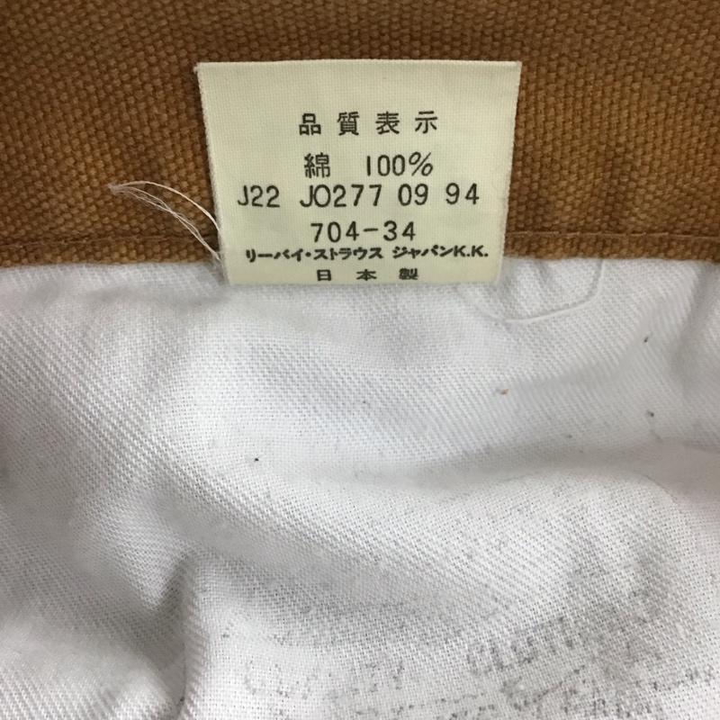 リーバイストラウスアンドコー Levi Strauss & co. パンツ デニム、ジーンズ デニムパンツ スリムパンツ カジュアルパンツ 29インチ 無地 茶 / ブラウン / brown メンズ USED 古着 中古 10153716