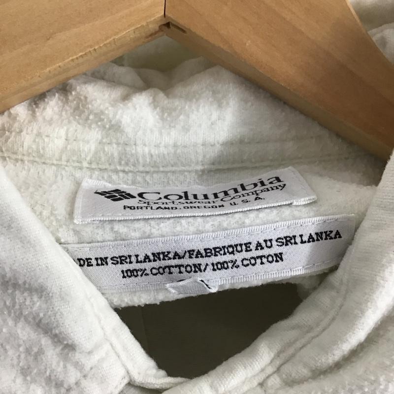 コロンビア Columbia シャツ、ブラウス 長袖 長袖シャツ 刺繍シャツ カラーシャツ L ロゴ、文字 アイボリー / アイボリー / メンズ USED 古着 中古 10153728