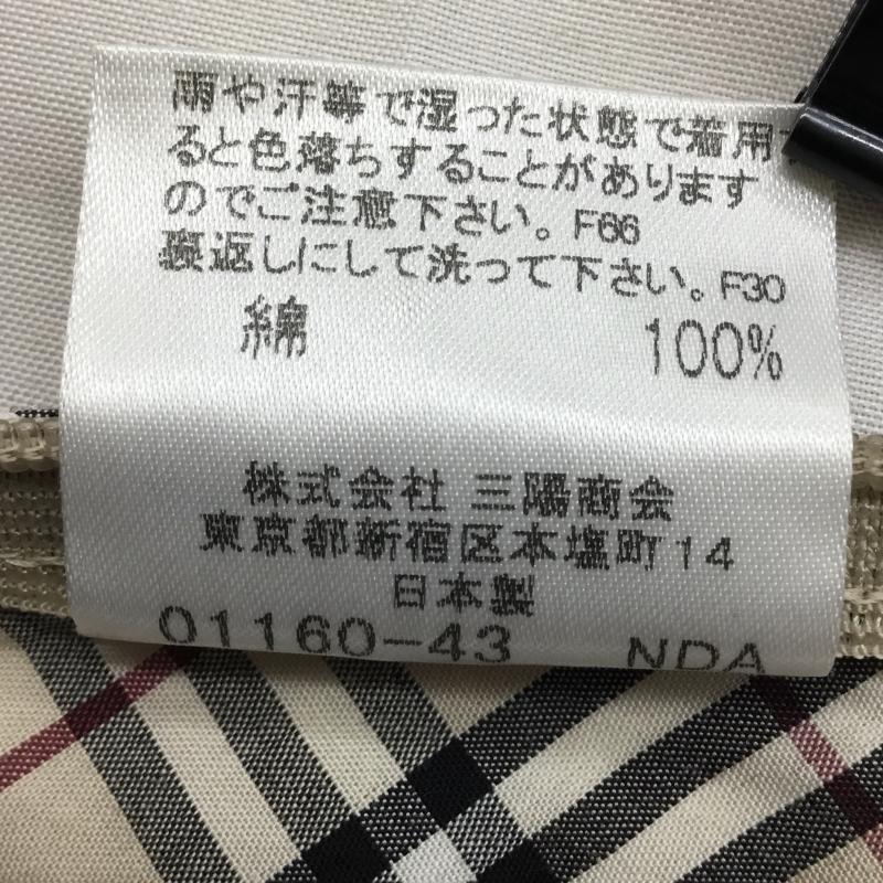 バーバリーブルーレーベル BURBERRY BLUE LABEL カットソー 七分袖 38 チェック ベージュ / ベージュ / beige レディース USED 古着 中古 10153763