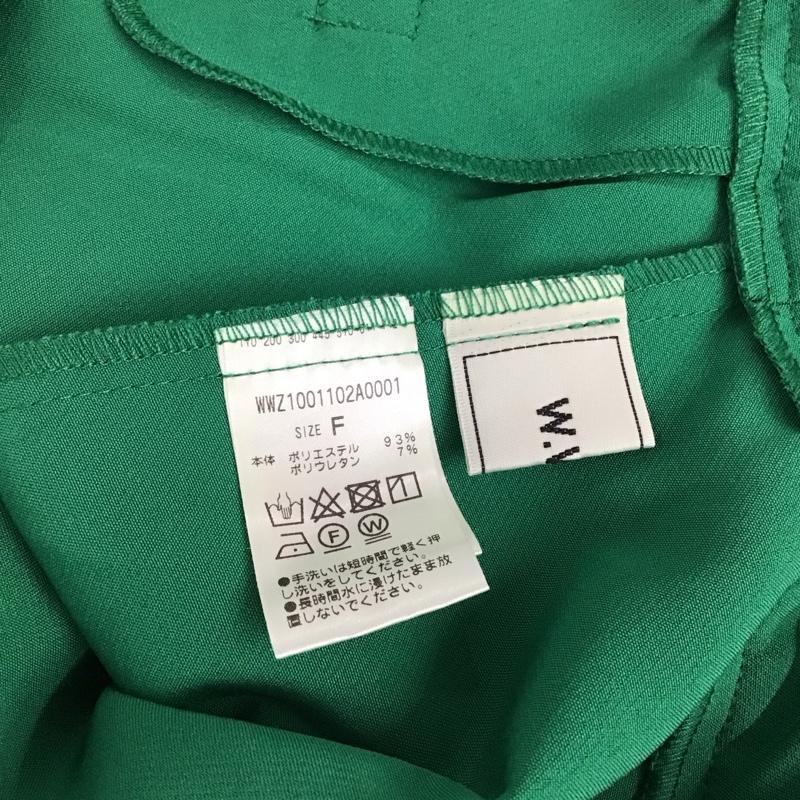 フーズフーギャラリー WHO S WHO gallery パンツ スラックス FREE 無地 緑 / グリーン / green レディース USED 古着 中古 10153779