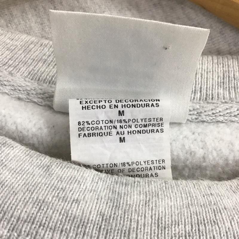 チャンピオン Champion トレーナー 長袖 長袖トレーナー スウェット クルーネック プルオーバー M 無地 灰 / グレー / gray メンズ USED 古着 中古 10153781