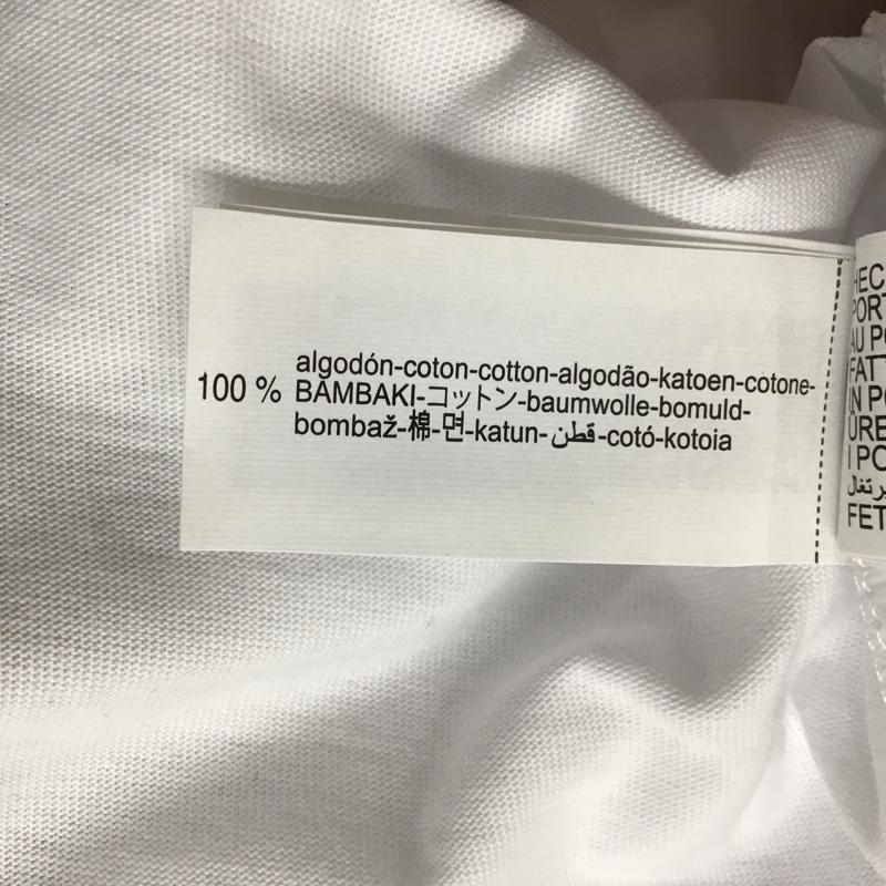 ザラ ZARA Tシャツ 半袖 半袖カットソー プリントTシャツ クルーネックカットソー M プリント 白 / ホワイト / white レディース USED 古着 中古 10153801