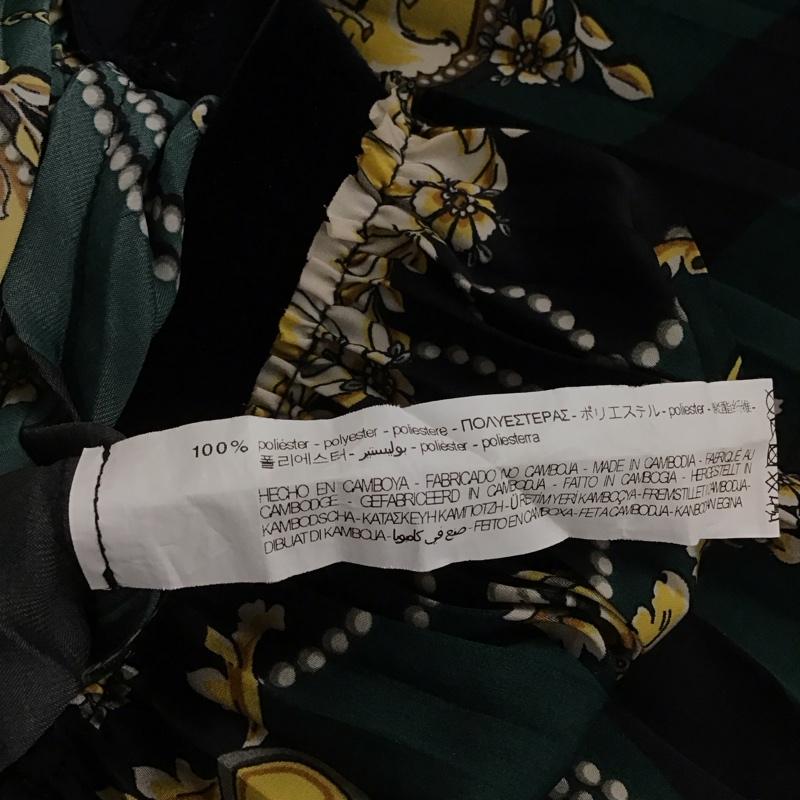 ザラ ZARA スカート ロングスカート プリーツスカート L 総柄 マルチカラー / マルチカラー / multicolor レディース USED 古着 中古 10153817
