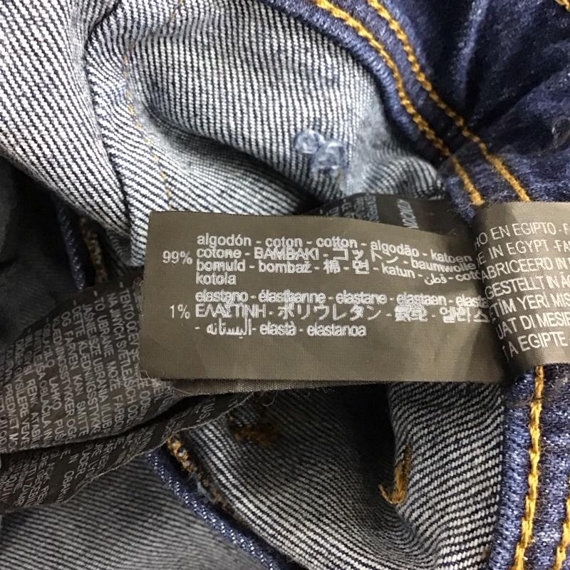 ザラ ZARA パンツ デニム、ジーンズ 34 無地 青 / ブルー / blue レディース USED 古着 中古 10153826