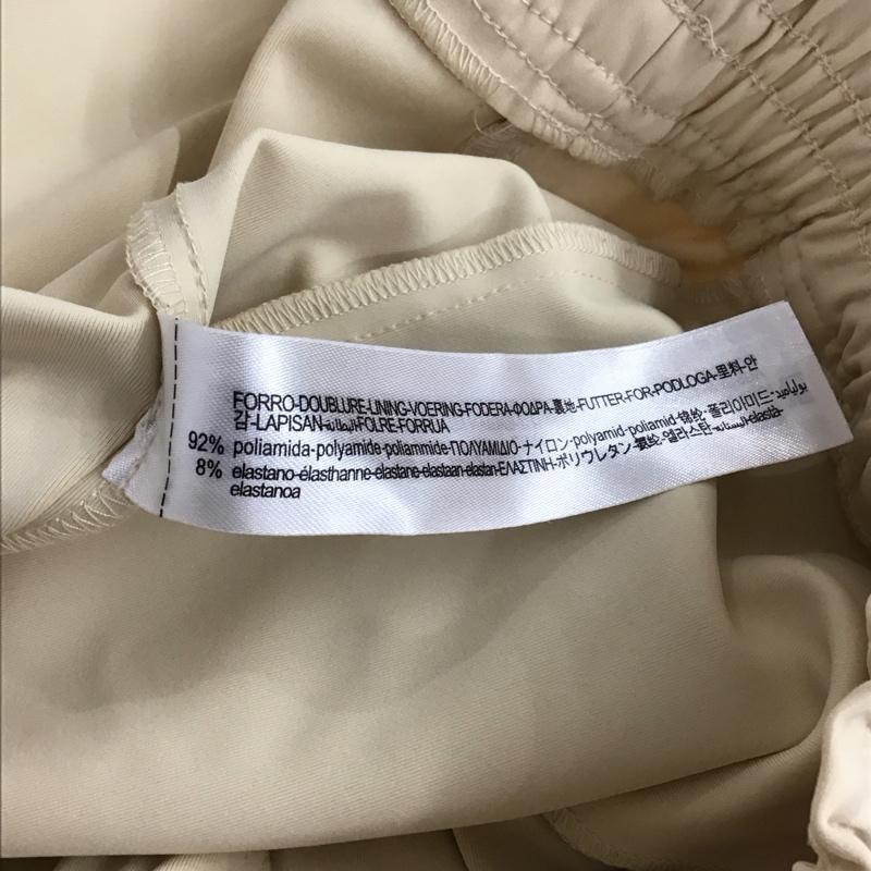 ザラ ZARA パンツ ワークパンツ、ペインターパンツ ワイドパンツ カジュアルパンツ ワークパンツ L 無地 ベージュ / ベージュ / beige レディース USED 古着 中古 10153846