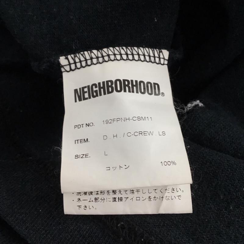 ネイバーフッド NEIGHBORHOOD カットソー 長袖 長袖カットソー 無地カットソー クルーネック L 無地 ダークグレー / ダークグレー / メンズ USED 古着 中古 10153935