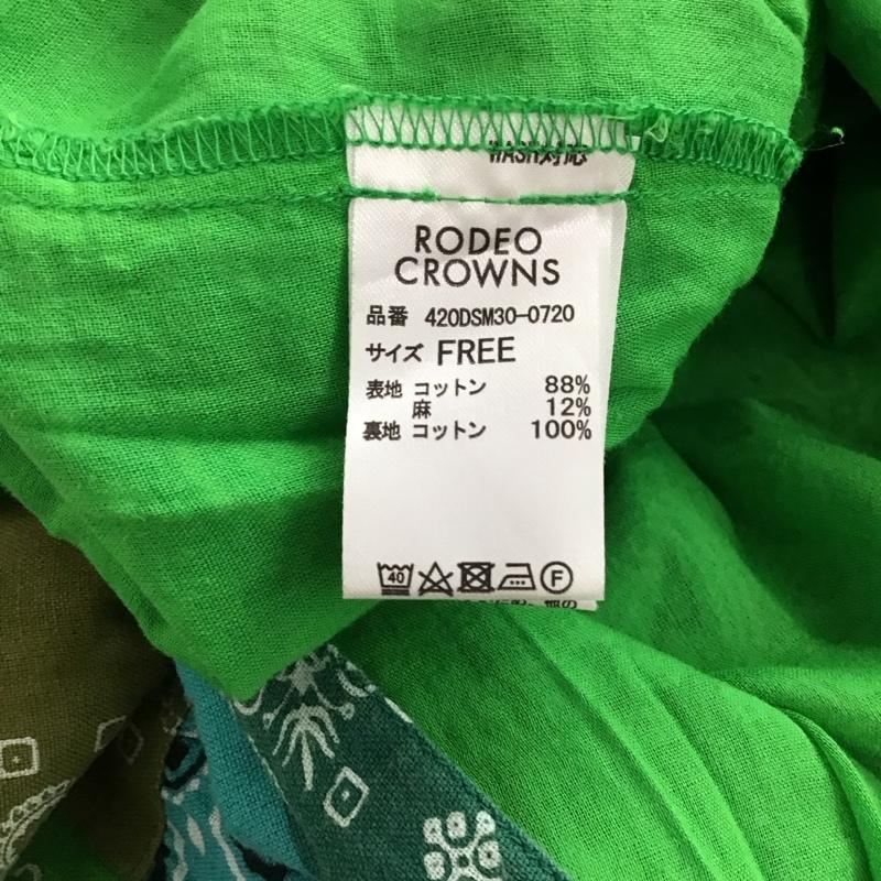 ロデオクラウンズ Rodeo Crowns トップス トップス ノースリーブ FREE 総柄 マルチカラー / マルチカラー / multicolor レディース USED 古着 中古 10153951