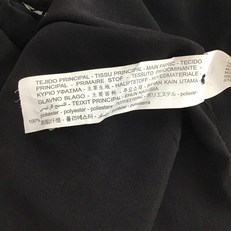 ザラ ZARA ワンピース ミニスカート S 総柄 白 / ホワイト / white X 黒 / ブラック / black レディース USED 古着 中古 10153955