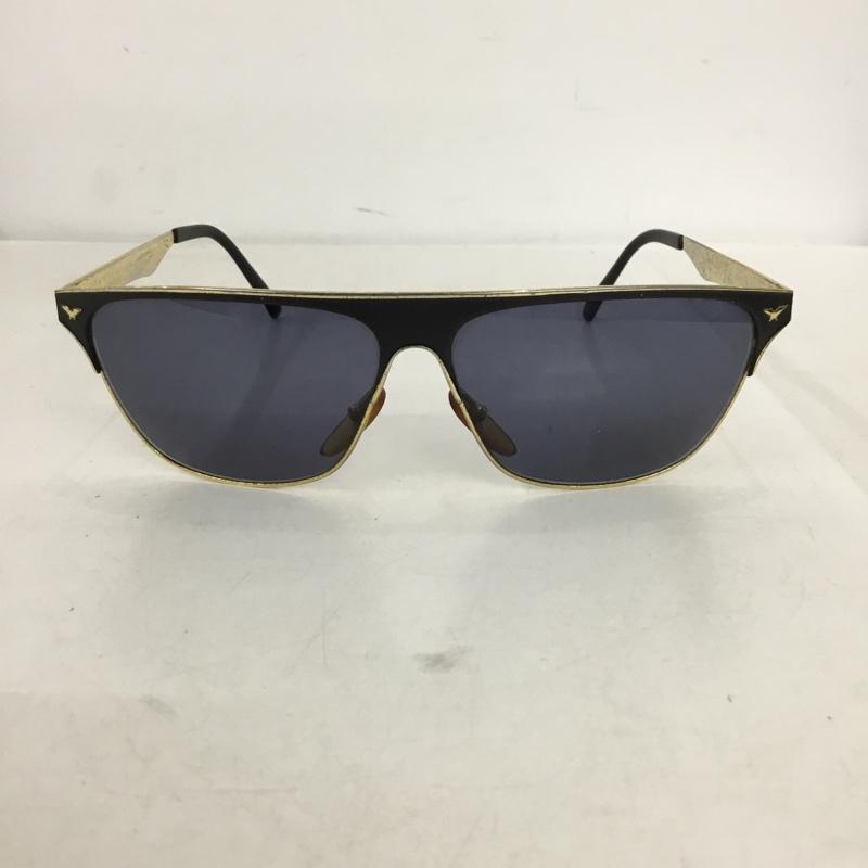 ポリス POLICE めがね・サングラス サングラス ワンポイント 黒 / ブラック / black X 金 / ゴールド / gold color メンズ USED 古着 中古 10153993
