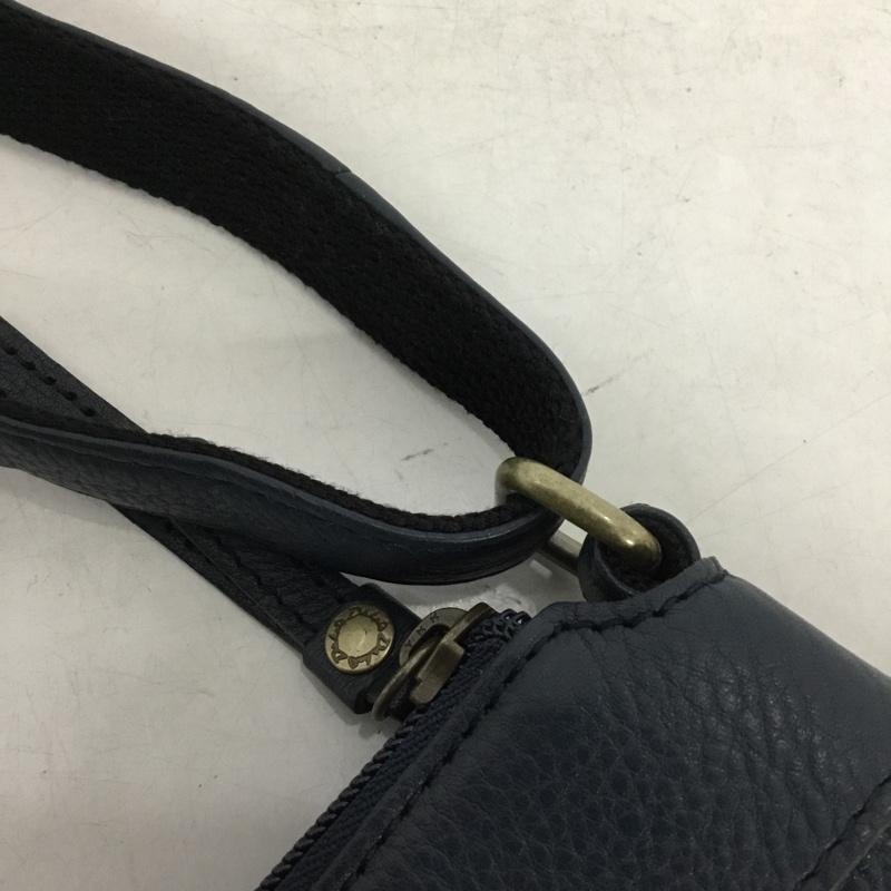 ダコタ Dakota ショルダーバッグ ショルダーバッグ レザー ロゴ、文字 紺 / ネイビー / navy レディース USED 古着 中古 10154001