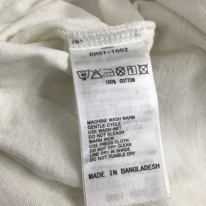 チャムス CHUMS Tシャツ 長袖 長袖カットソー プリントTシャツ クルーネックカットソー S ロゴ、文字 白 / ホワイト / white メンズ USED 古着 中古 10154011