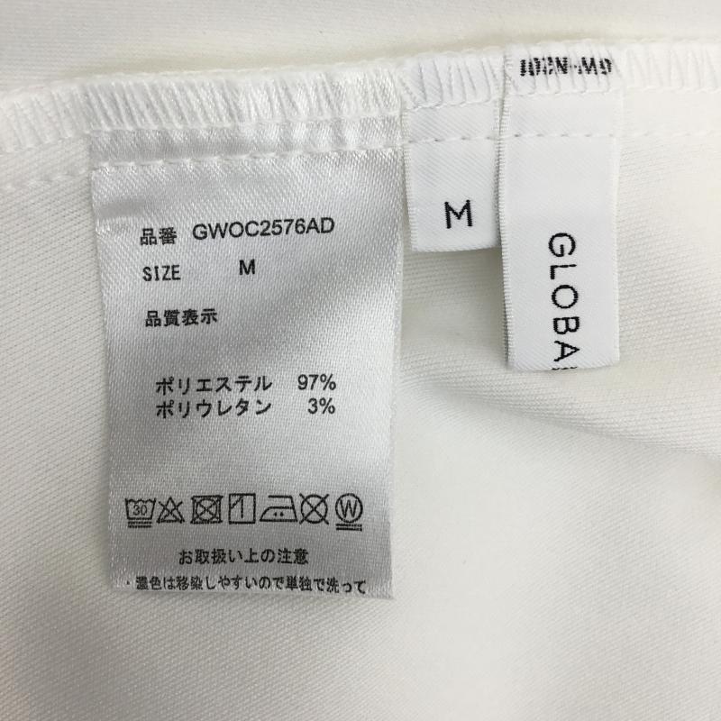 グローバルワーク GLOBAL WORK カットソー 長袖 M 無地 白 / ホワイト / white レディース USED 古着 中古 10154106