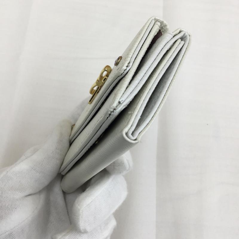 サマンサタバサ プチチョイス Samantha Thavasa Petit Choice 財布 コンパクト財布 ロゴ、文字 白 / ホワイト / white レディース USED 古着 中古 10154114