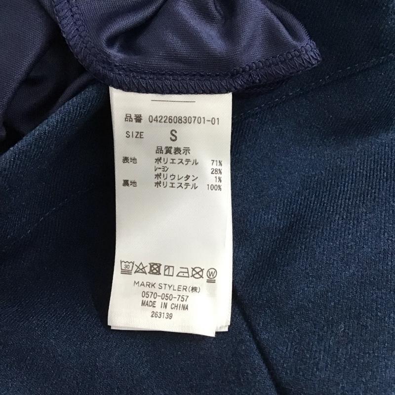 エモダ EMODA スカート ミニスカート ミニスカート タイトスカート S 無地 青 / ブルー / blue レディース USED 古着 中古 10154124