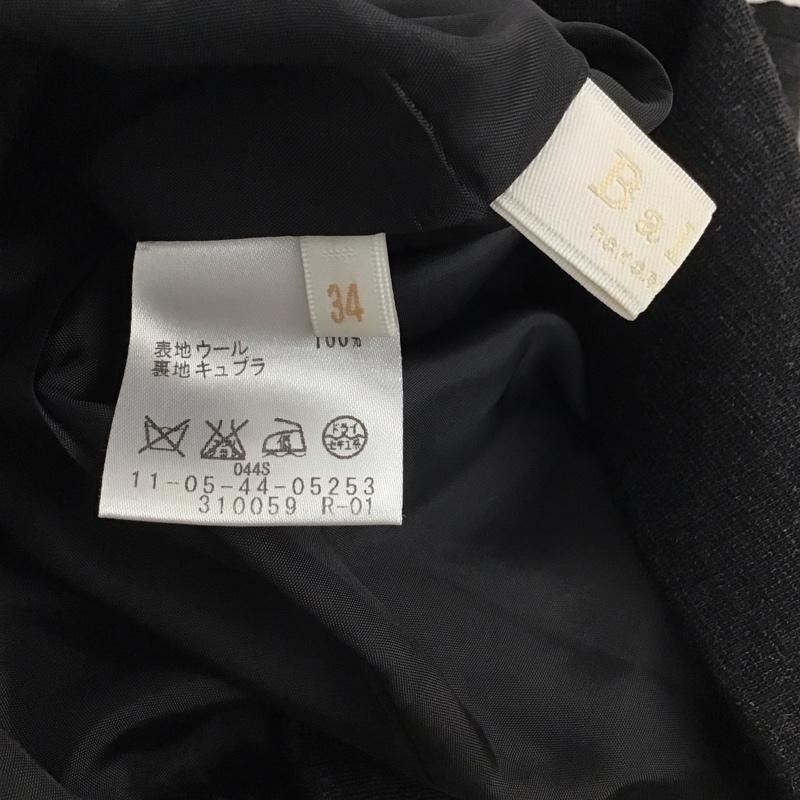 ボールジィ BALLSEY スカート ミニスカート ミニスカート タイトスカート ジップアップ 34 無地 ダークグレー / ダークグレー / レディース USED 古着 中古 10154144