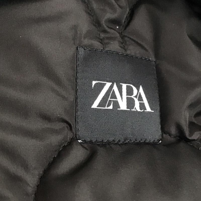 ザラ ZARA ジャケット、上着 ジャケット、ブレザー キルティングジャケット アウター ノーカラージャケット S 黒 / ブラック / black レディース USED 古着 中古 10154158