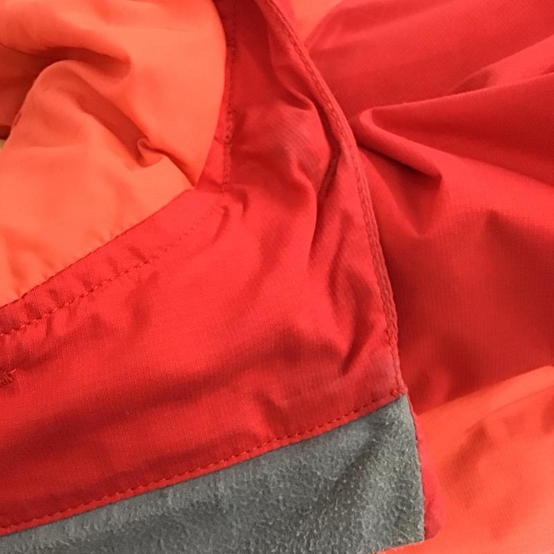 モンベル mont-bell ジャケット、上着 ジャンパー、ブルゾン ジップアップ M ロゴ、文字 赤 / レッド / red X 橙 / オレンジ / orange レディース USED 古着 中古 10154160