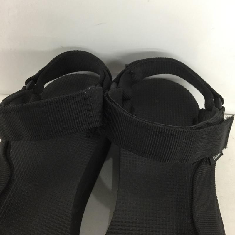 テバ Teva サンダル サンダル 1008844 フラットフォームユニバーサル 軽量 厚底ヒール 24cm 24.0cm ロゴ、文字 黒 / ブラック / black レディース USED 古着 中古 10154185