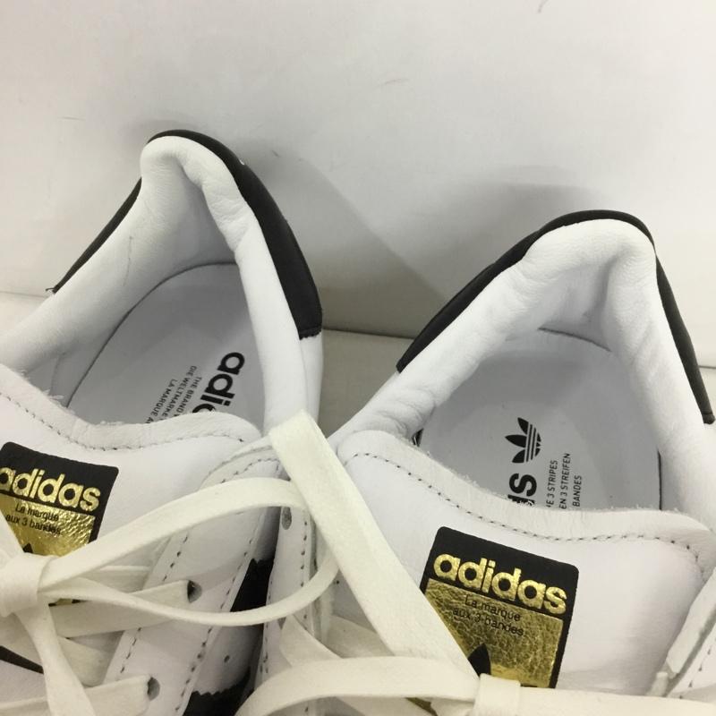 アディダス adidas スニーカー スニーカー FV3017 SUPER STAR LACELESS SUPER STAR LACELESS 24.5cm 24.5cm ロゴ、文字 白 / ホワイト / white X 黒 / ブラック / black レディース USED 古着 中古 10154191