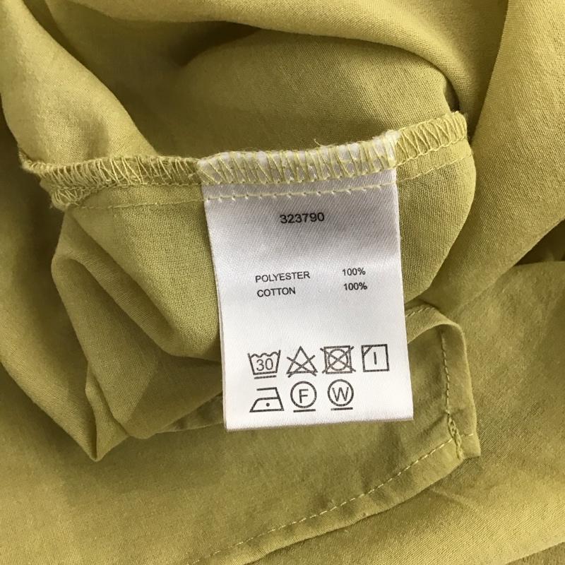 ダブルクローゼット w closet シャツ、ブラウス 長袖 長袖シャツ フロントボタン カラーシャツ 無地 カーキ / カーキ / khaki レディース USED 古着 中古 10154220