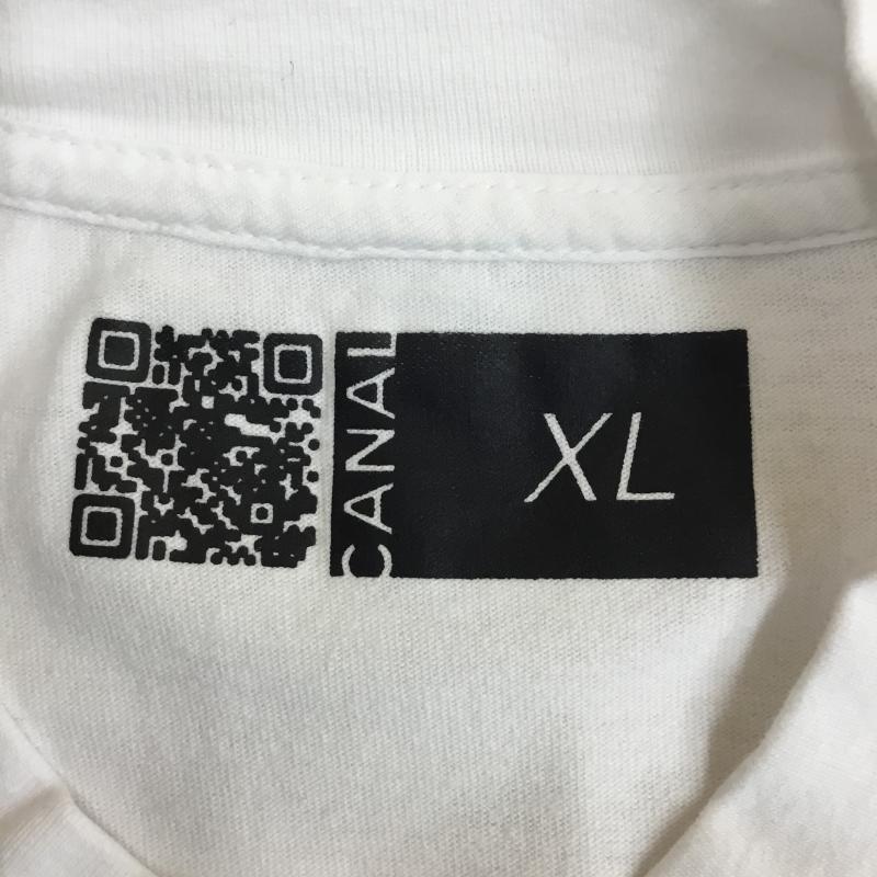 USフルギ US古着 Tシャツ 半袖 CANAL NEW YORK 半袖 Tシャツ 白 XL ロゴ、文字 白 / ホワイト / white メンズ USED 古着 中古 10154237
